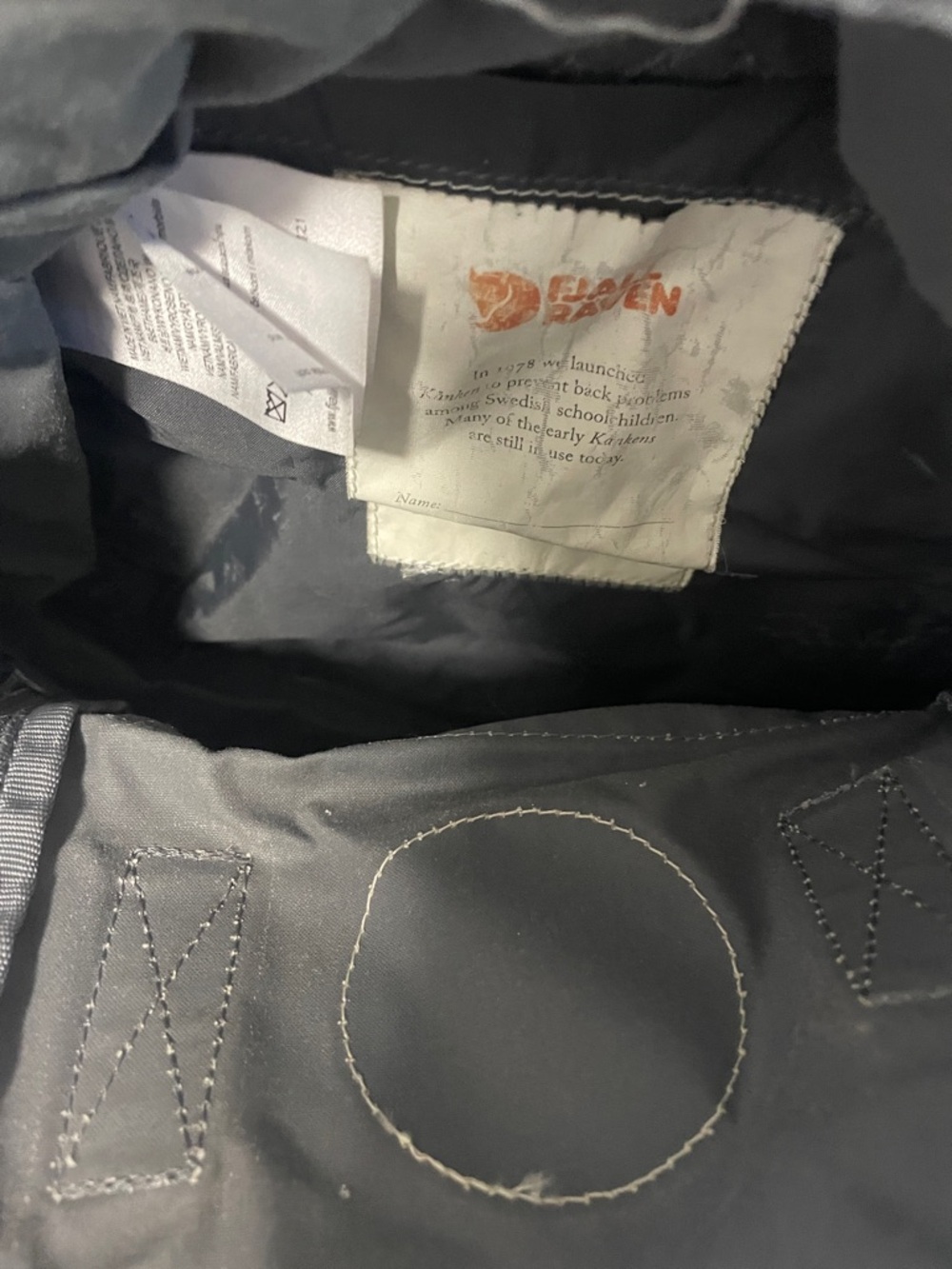 Kånken Mini Backpack in Dark Gray - Picture 2 of 3